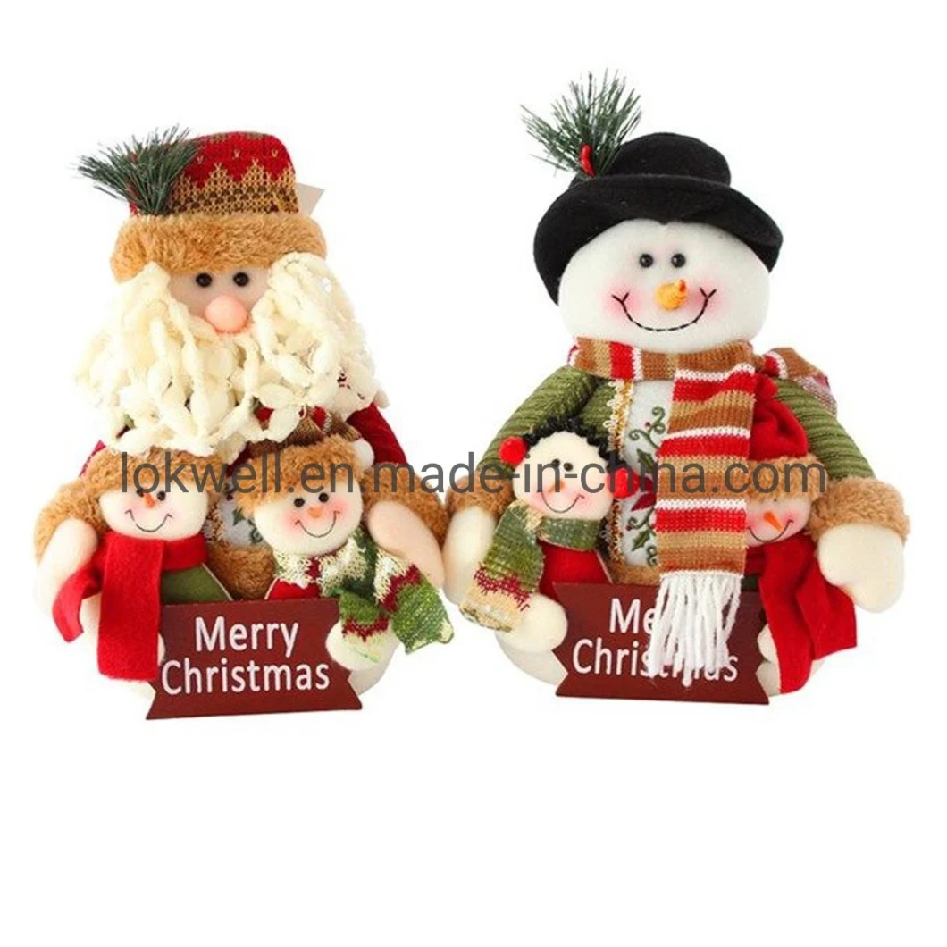 Bear Snowman Christmas Decoration Festival Gift Plush Toy Manufacturer