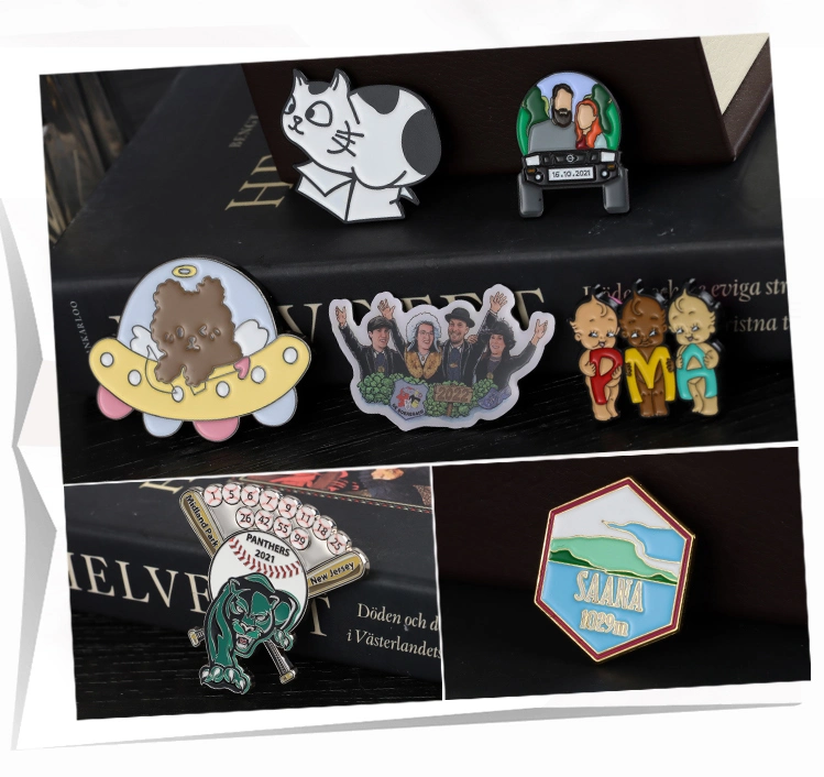 Custom Soft Enamel Car Football Name Medical Fashion 3D Cartoon Cute Emblem Badge Metal Lapel Pin for Promotion Gifts