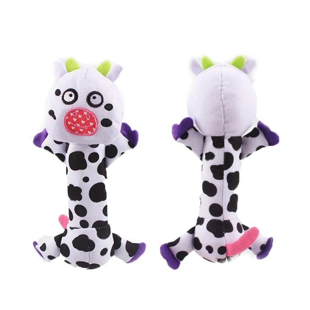 Baby Hand Bell Toys Cute Animal Hand Stick Toys - 20cm