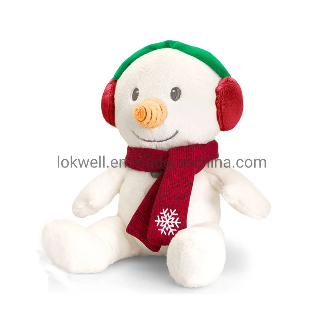 Christmas Pals Soft Toy Teddy Toys Xmas Gift Present - Snowman