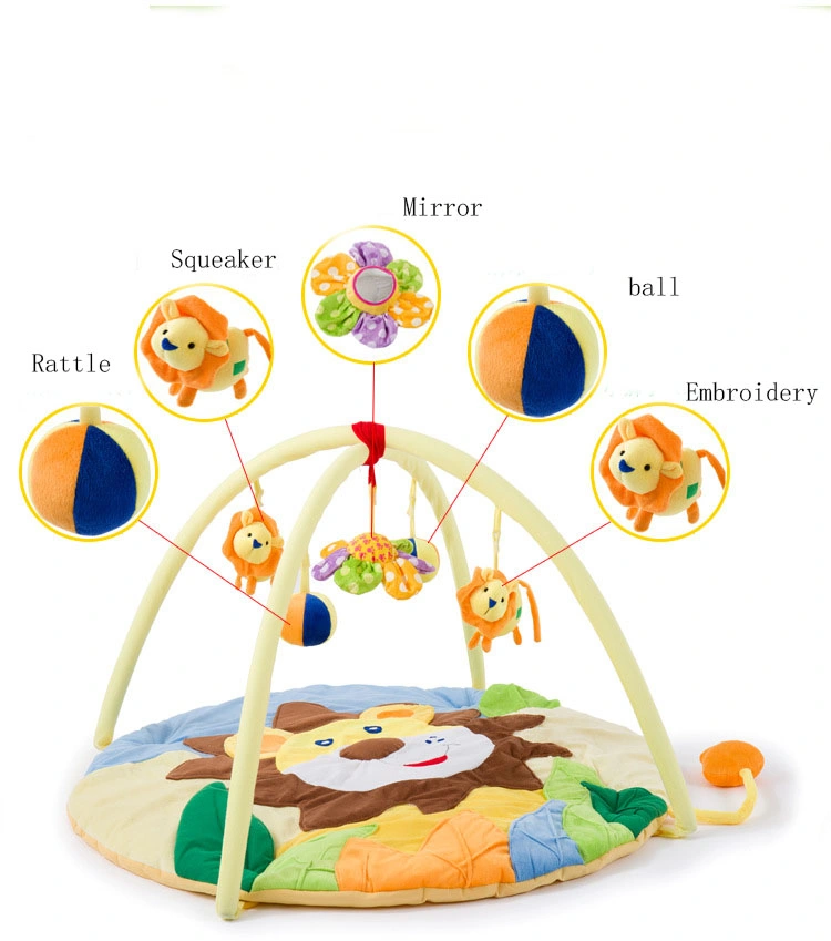 Jingle Jungle Lion Play Gym Touch Visual Crawl for Baby