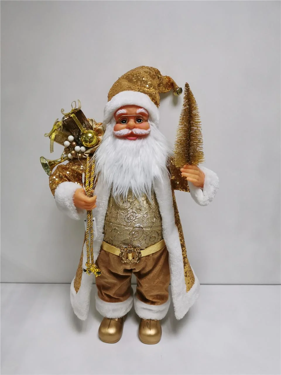 Christmas Santa Claus for Holiday Wedding Party Decoration Supplies Hook Ornament Craft Gifts