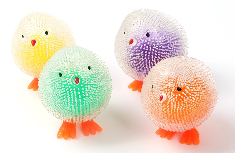 Hot Sale Random Color Beads Filled Chicken Easter Day Gift