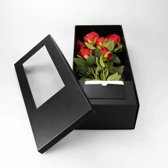 Commerce de gros 2022 Nouvelle idée Fleurs artificielles Valentines Gift Box Sets Eternal Happy Valentine' S Day Preserve Rose Gifts in Bulk