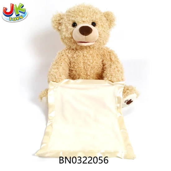 Jouet en peluche interactif chaud Coaxing Intelligent Baby Electric Toy Peekaboo Bear