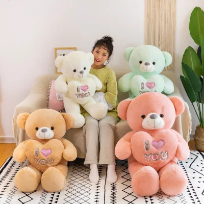 Cœur lumineux Ours en peluche Grand Hug Teddy Bear Valentine′ S Day Gift 60cm
