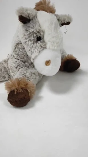 En gros Super Doux Animaux En Peluche Saint Valentin Anniversaire De Noël Enfants Meilleur Cadeau Pourpre Âne En Peluche Jouets